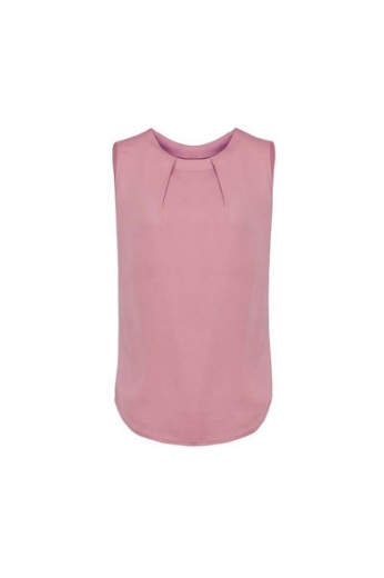 Picture of Biz Corporates Ladies Estelle Sleeveless Pleat Blouse